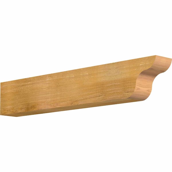 Ekena Millwork Carmel Rough Sawn Rafter Tail, Western Red Cedar, 4"W x 6"H x 36"L RFT04X06X36CAR00RWR - main
